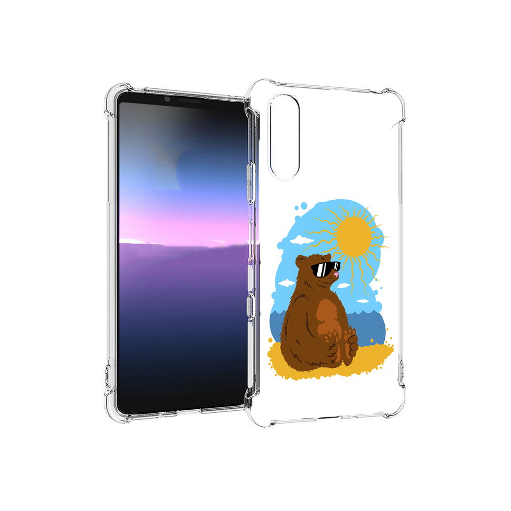 

Чехол MyPads Tocco для Sony Xperia 10 III медведь на чиле (PT161504.223.468), Прозрачный, Tocco
