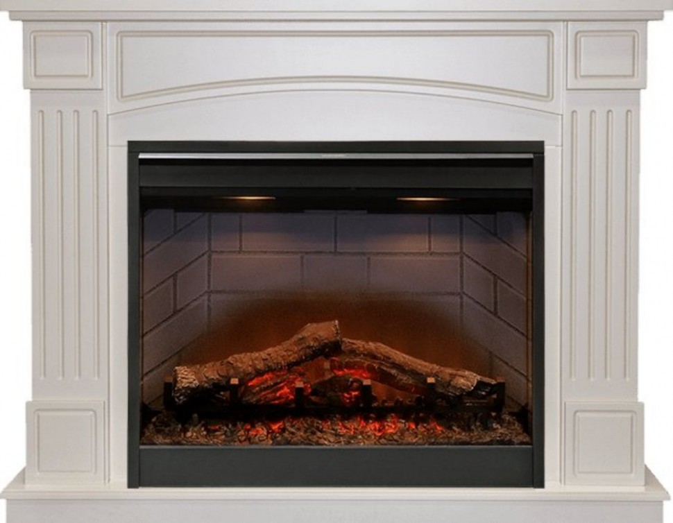 

Каминокомплект Dimplex Optiflame Boston алебастр с очагом Symphony 26'' DF2608-INT