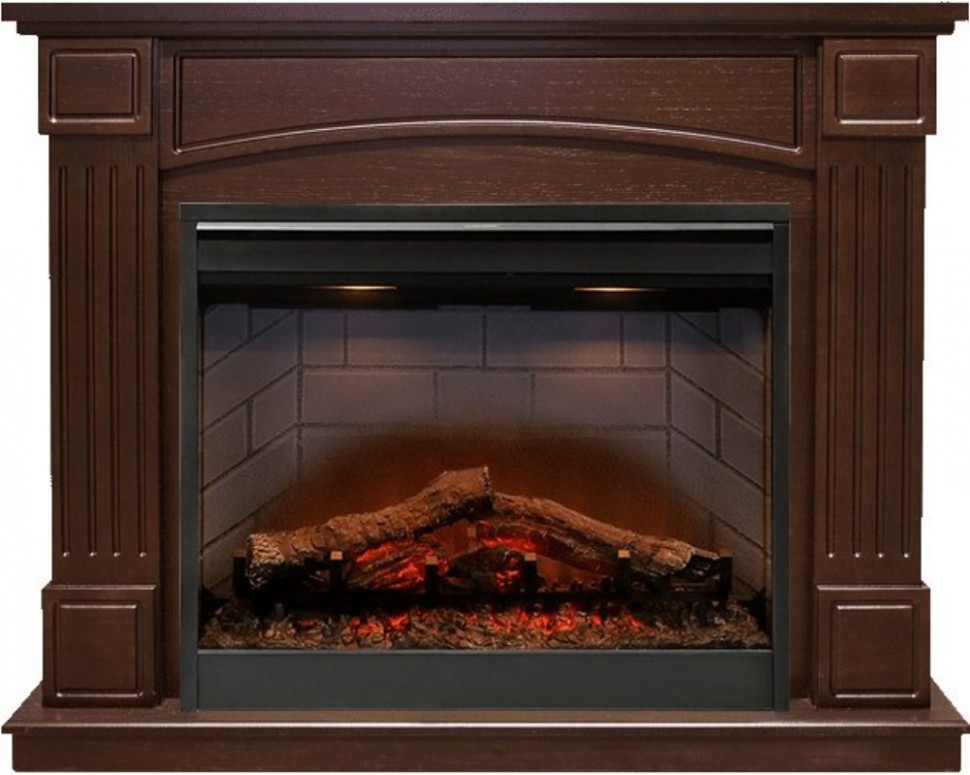 

Каминокомплект Dimplex Optiflame Boston тёмный дуб с очагом Symphony 26'' DF2608-INT