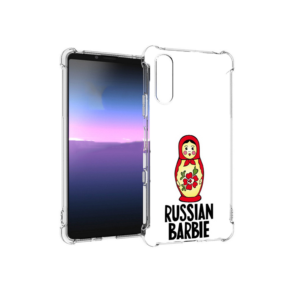

Чехол MyPads Tocco для Sony Xperia 10 III матрешка (PT161504.223.459), Прозрачный, Tocco