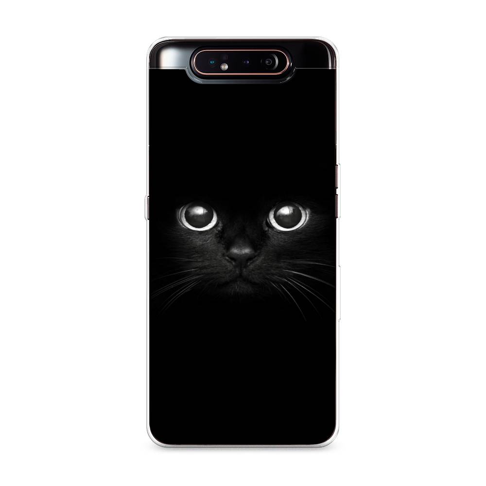 

Чехол Awog на Samsung Galaxy A80 "Взгляд черной кошки", Разноцветный, 28350-1