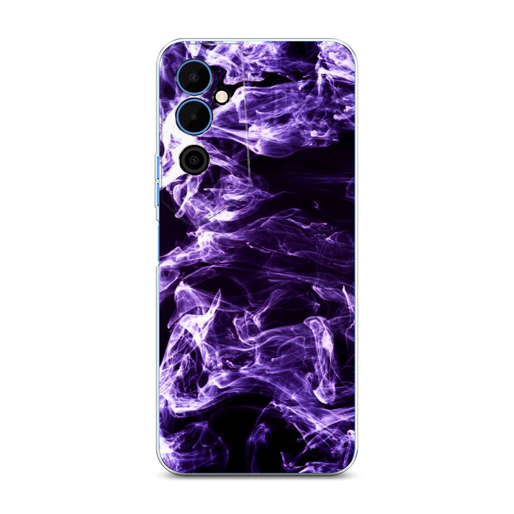 

Чехол на Tecno Pova Neo 2 "Фиолетовый дым", Фиолетовый;белый;черный, 302450-3