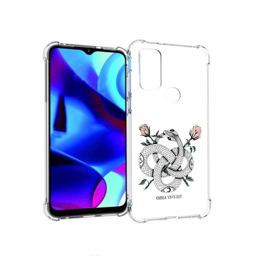 Чехол MyPads Tocco для Motorola Moto G нарисованная змея абстракция (PT227075.349.502)