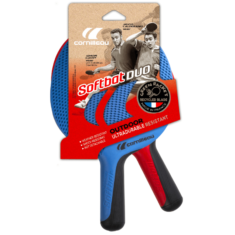 Набор для настольного тенниса Cornilleau Softbat Duo (2r), Blue/Red