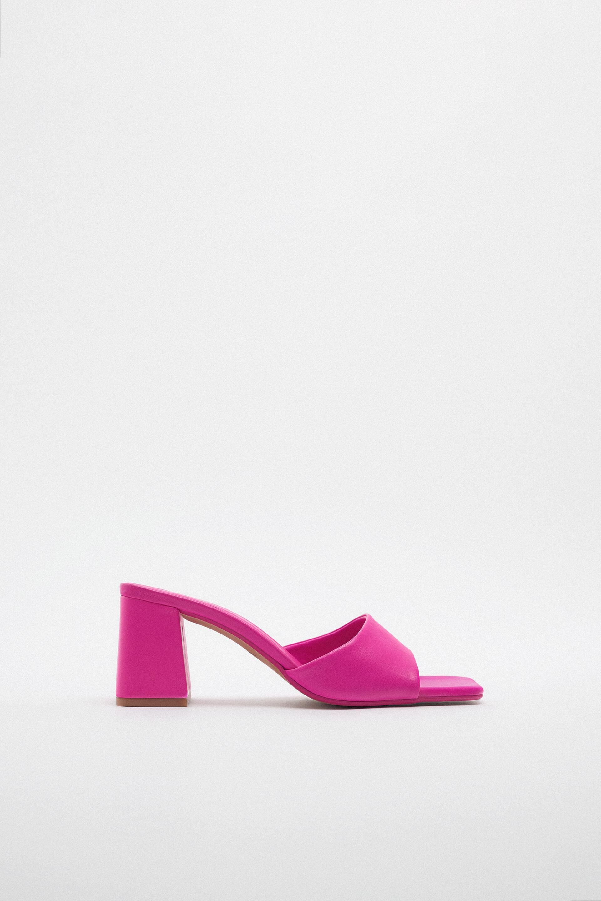 

Шлепанцы женские ZARA 12344010 розовые 35 RU (доставка из-за рубежа), 12344010