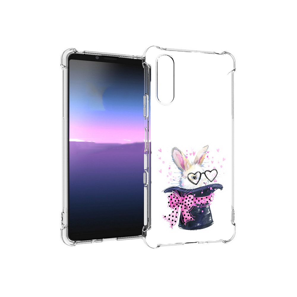 Чехол MyPads Tocco для Sony Xperia 10 III кролик в шляпе (PT161504.223.418)