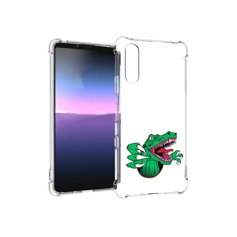 

Чехол MyPads Tocco для Sony Xperia 10 III крокодил (PT161504.223.417), Прозрачный, Tocco