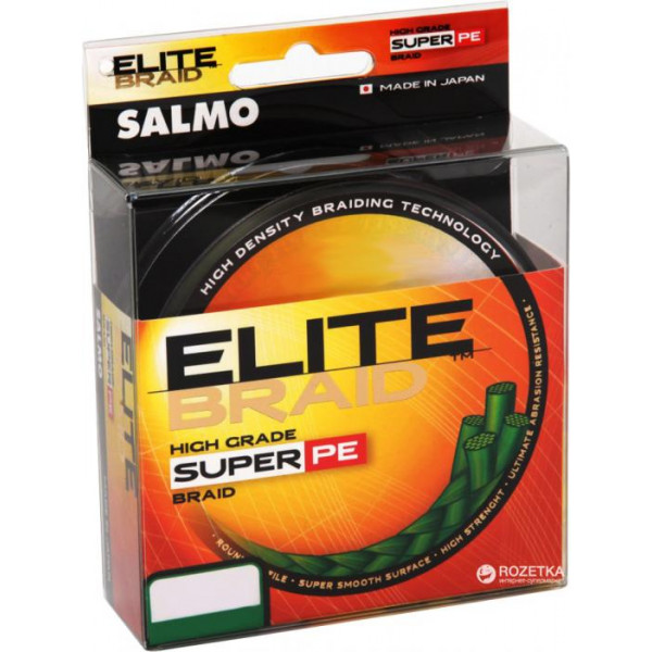 

Шнур Salmo Elite Braid 0,11мм 91м зеленая, 00-00001577