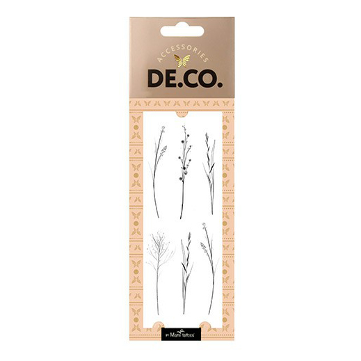 

Татуировка переводная для тела Deco Real Tattoo by Miami tattoos Meadow