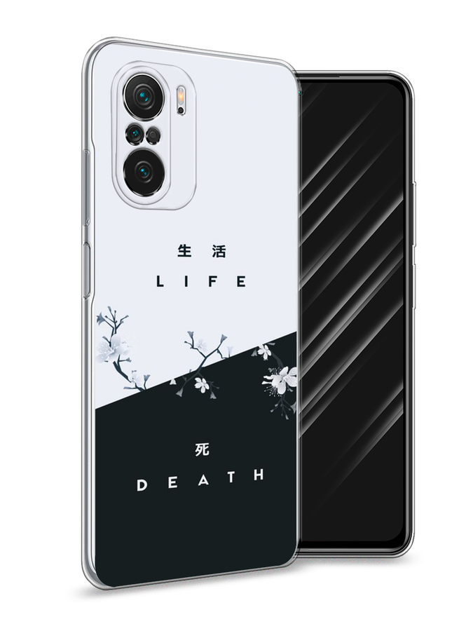 

Чехол Awog на Poco F3/Redmi K40/Mi 11i "Life and death", Разноцветный, 310150-7