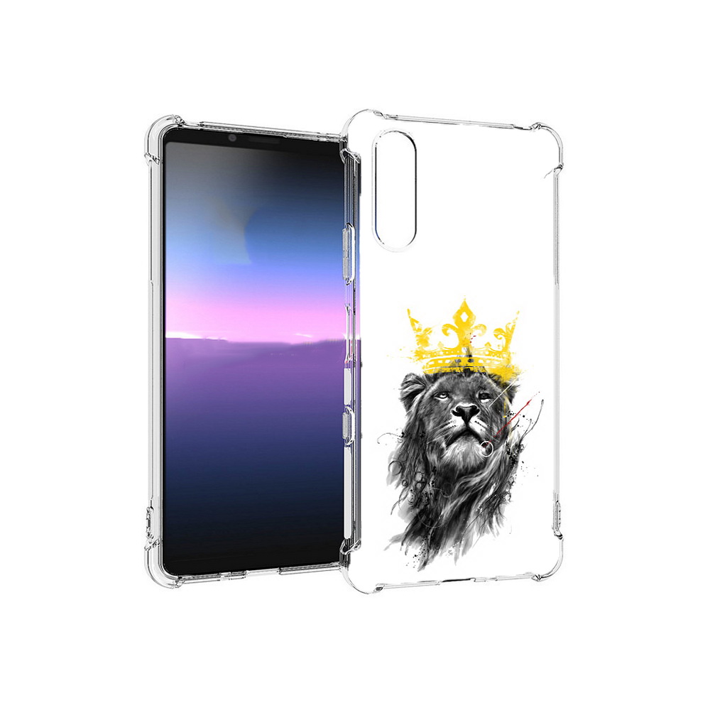 

Чехол MyPads Tocco для Sony Xperia 10 III король-лев (PT161504.223.391), Прозрачный, Tocco