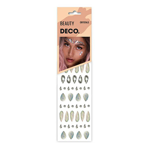 

Кристаллы для лица и тела DECO. Crystals by Miami tattoos Unicorn tears, Прозрачный