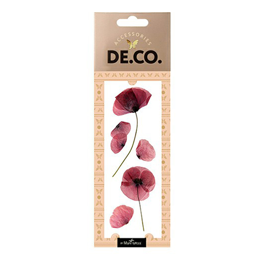 

Татуировка переводная для тела Deco Potpourri Scarlet