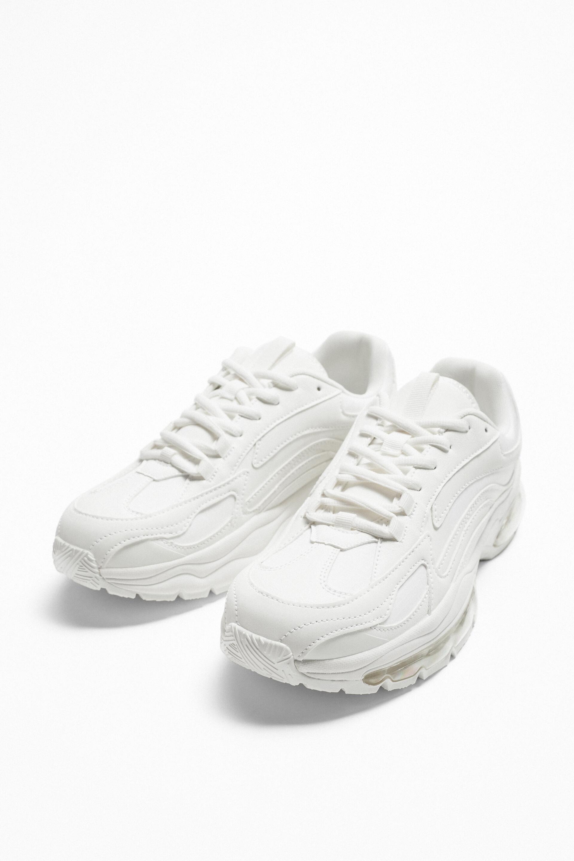 

Кроссовки мужские ZARA 12303020 белые 41 EU (доставка из-за рубежа), 12303020