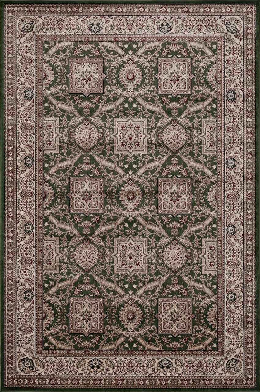 

Ковер российский AkTs 200x400 см зеленый