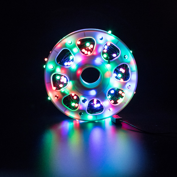 Световая гирлянда новогодняя LED 6748 50 м разноцветный/RGB