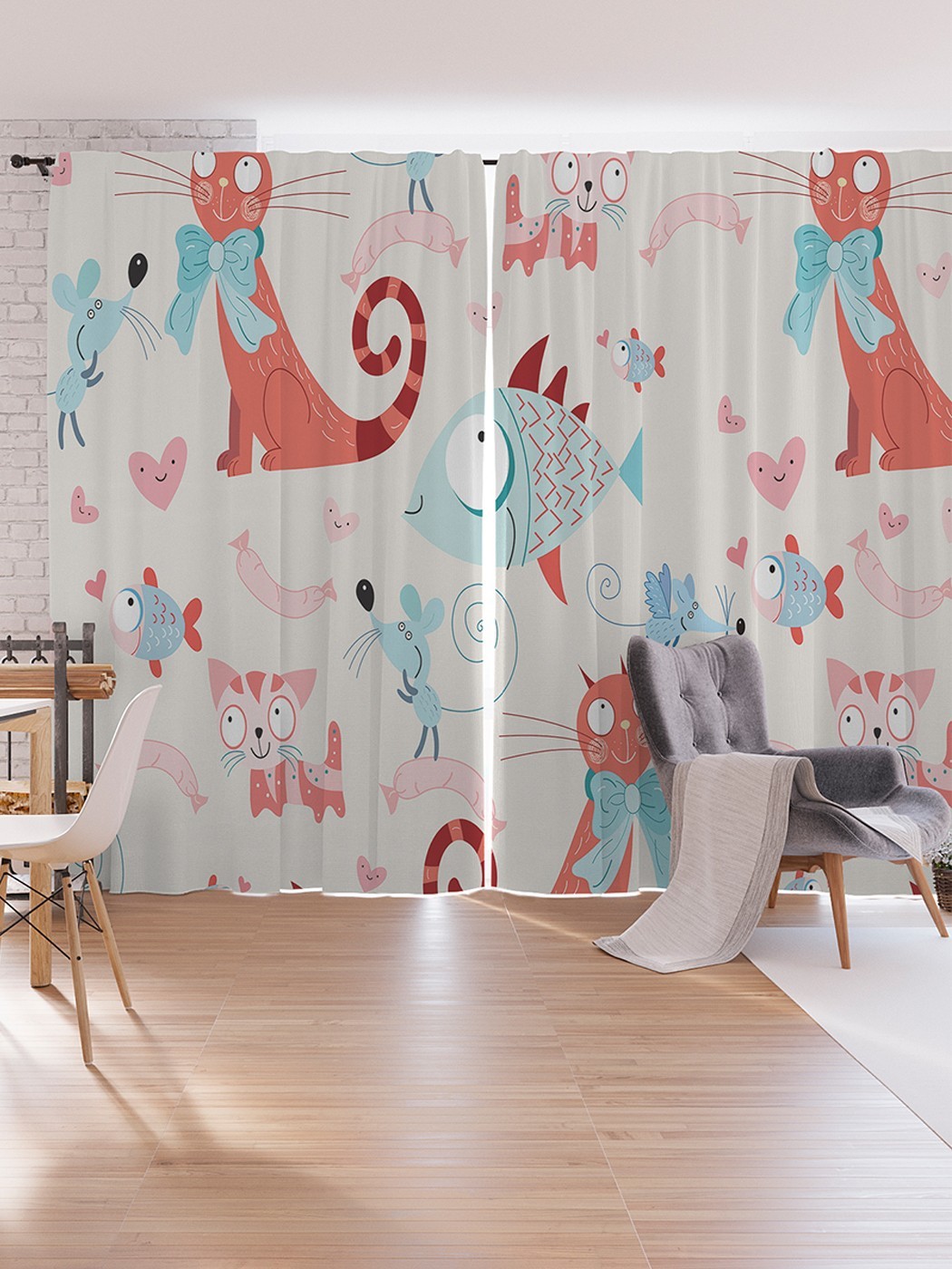 

Шторы под лён JoyArty "Все для маленькой принцессы", серия Oxford DeLux, 340х265 см, Все для маленькой принцессы