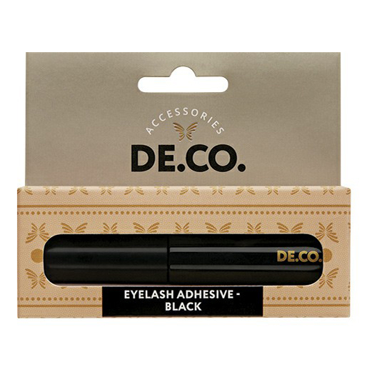 фото Клей для ресниц deco. eyelashes adhesive на латексной основе черный 5 мл