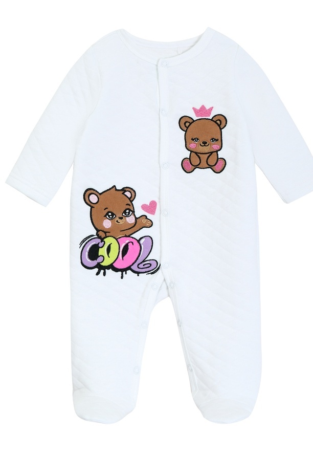 

Комбинезон детский Kari Baby AW24B06102701, белый, 68, 234527