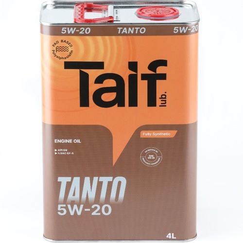 Моторное масло TAIF TANTO 5W20 API SN ILSAC GF-5 4л