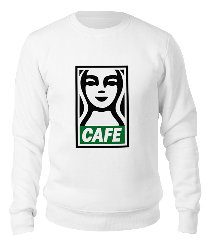 

Свитшот унисекс Printio Starbucks (obey) белый XL, Starbucks (obey)