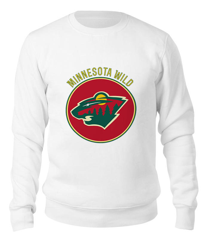 

Свитшот унисекс Printio Minnesota wild белый XL, Minnesota wild