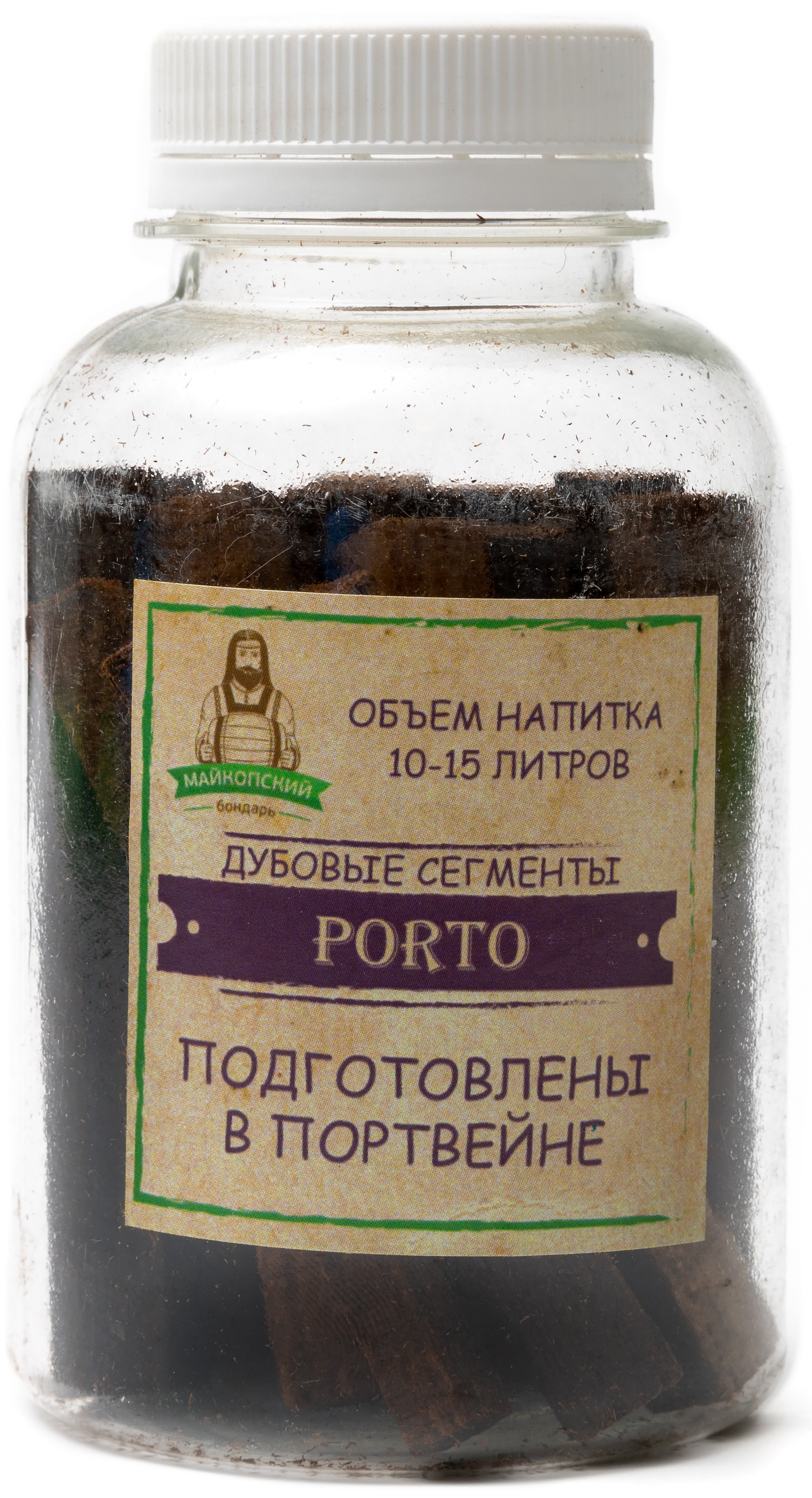 

Набор дубовых сегментов Майкопский бондарь, Porto, 60г, Дубовые палочки Порто