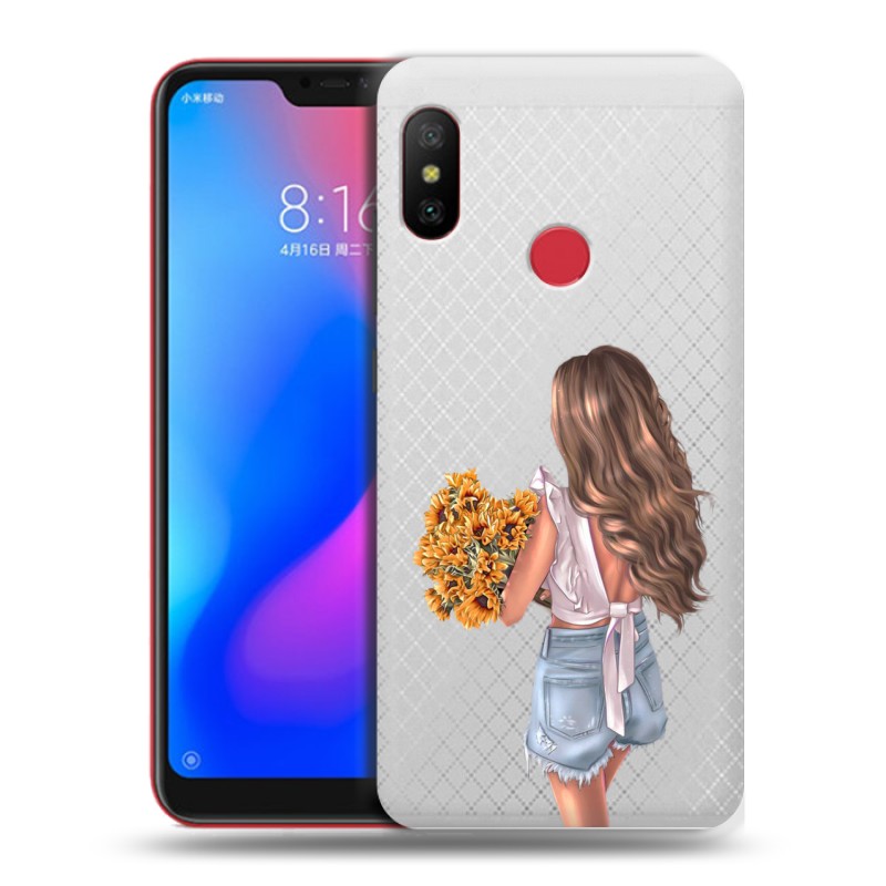 фото Прозрачный чехол для xiaomi mi a2 lite 100gadgets