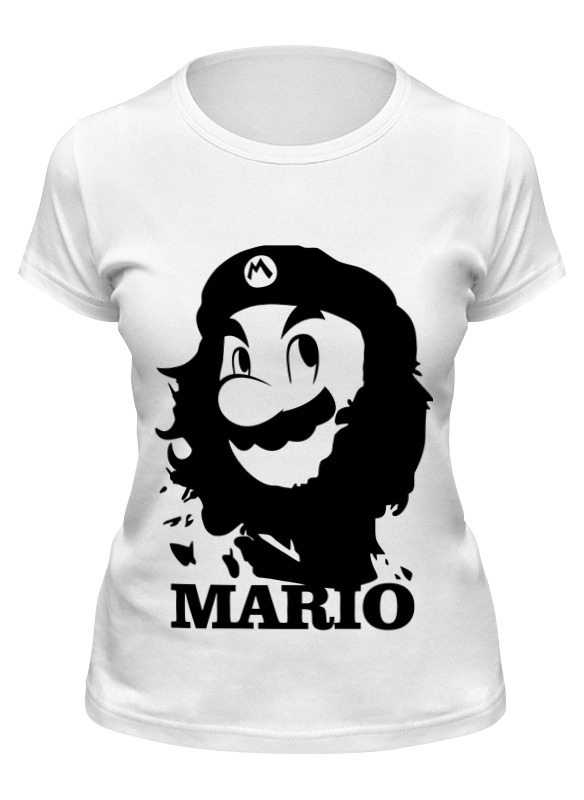 

Футболка женская Printio Mario x che белая M, Белый, Mario x che