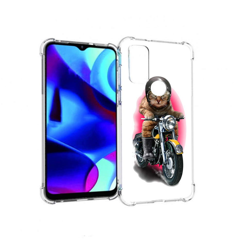 

Чехол MyPads Tocco для Motorola Moto G мото-кот (PT227075.349.485), Прозрачный, Tocco