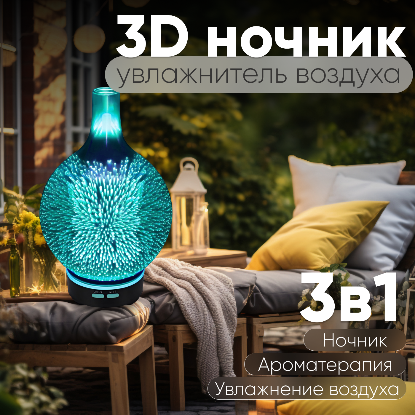 

Аромадиффузор EcoAir 14,5х23, 14,5х23
