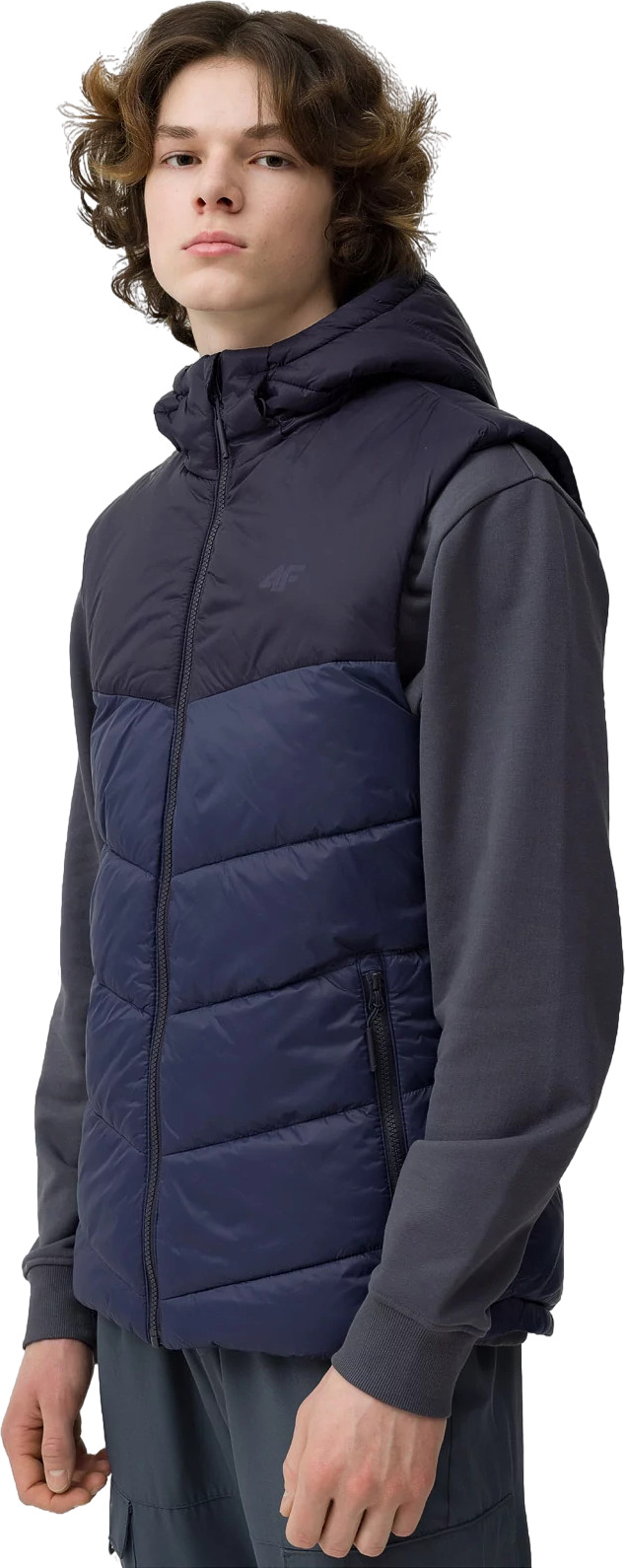 Утепленный жилет мужской DOWN JACKET M083 4F синий S