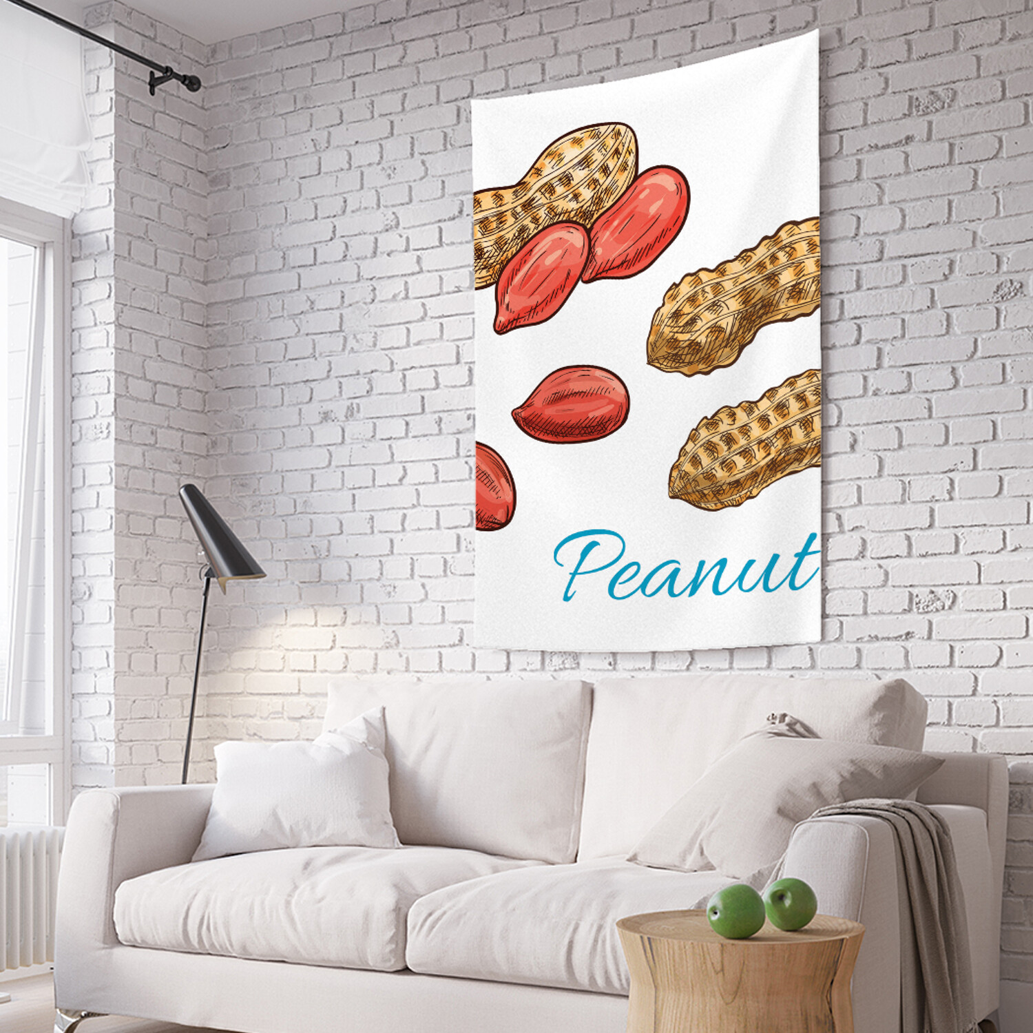 

Вертикальное фотопанно на стену JoyArty Арахис в оболочке 150x200 см, Арахис в оболочке