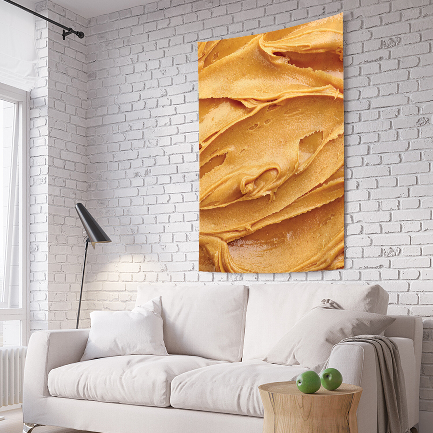 фото Вертикальное фотопанно на стену joyarty "арахисовое масло", 150x200 см