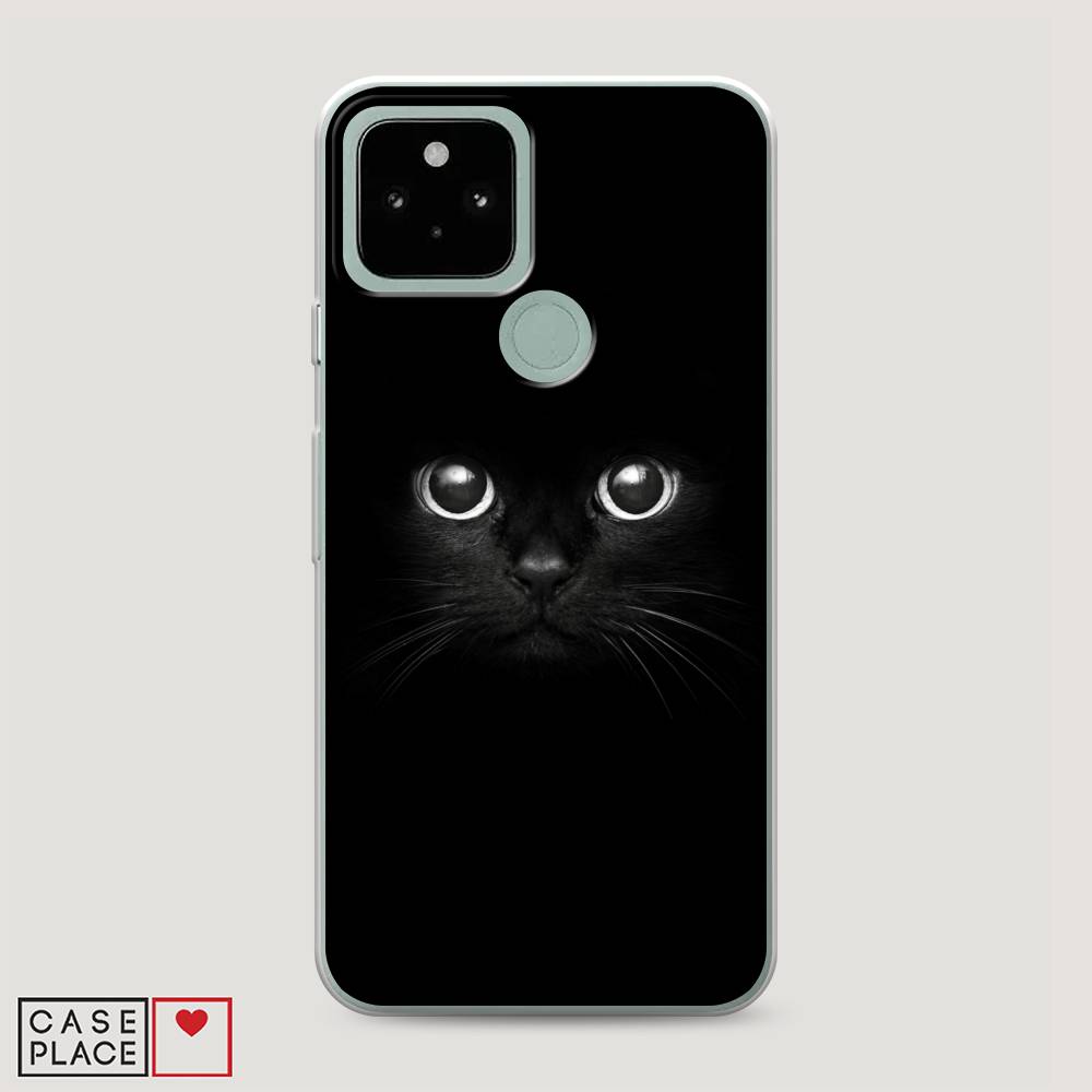

Чехол Awog на Google Pixel 5 "Взгляд черной кошки", Разноцветный, 270750-1