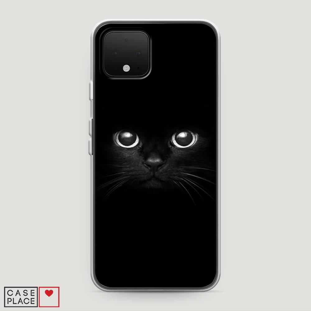 фото Чехол awog "взгляд черной кошки" для google pixel 4