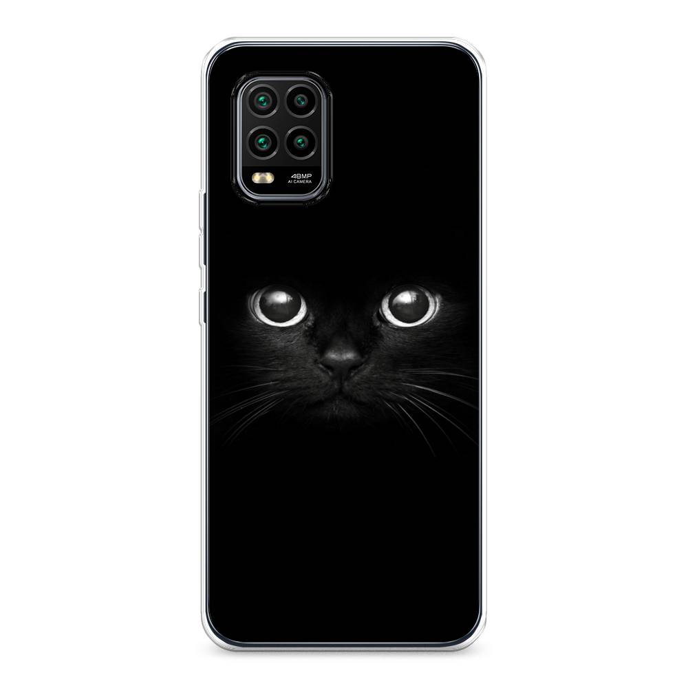 

Чехол Awog на Xiaomi Mi 10 Lite "Взгляд черной кошки", Разноцветный, 38550-1