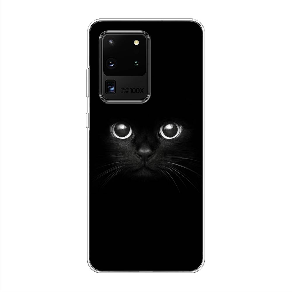 

Чехол Awog на Samsung Galaxy S20 Ultra "Взгляд черной кошки", Разноцветный, 29450-1