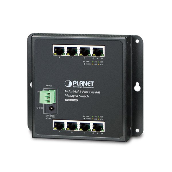 

Коммутатор Planet WGS-4215-8T 1000467502 черный, WGS-4215-8T