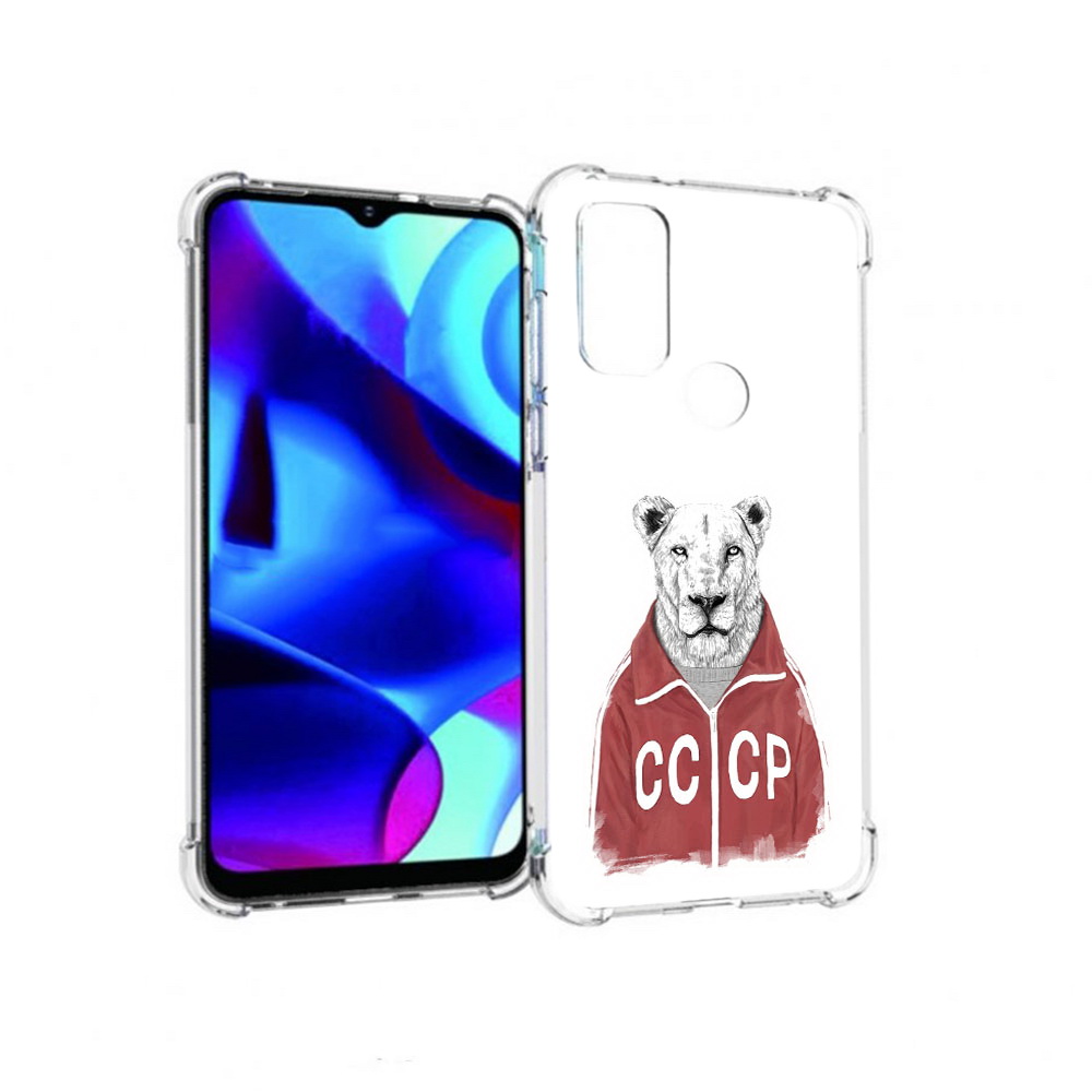 

Чехол MyPads Tocco для Motorola Moto G львица ссср (PT227075.349.450), Прозрачный, Tocco