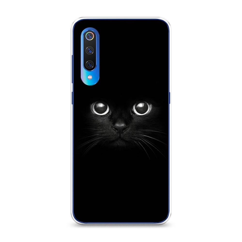 

Чехол Awog на Xiaomi Mi 9 "Взгляд черной кошки", Разноцветный, 34850-1