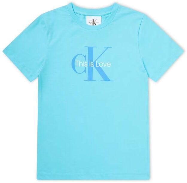 Футболка детская Calvin Klein Pride Monogram Logo T-Shirt, Синий, 146