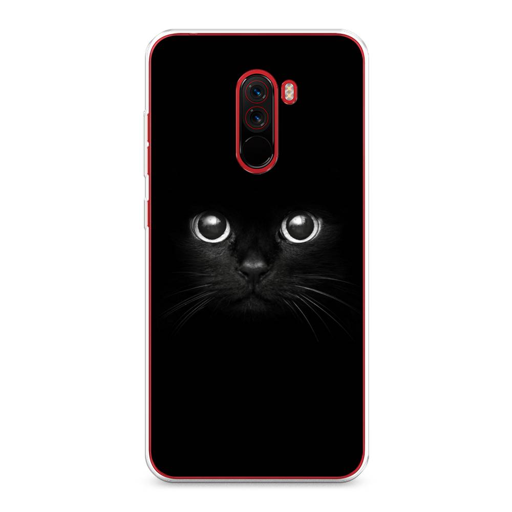 

Чехол Awog на Xiaomi Pocophone F1 "Взгляд черной кошки", Разноцветный, 34450-1