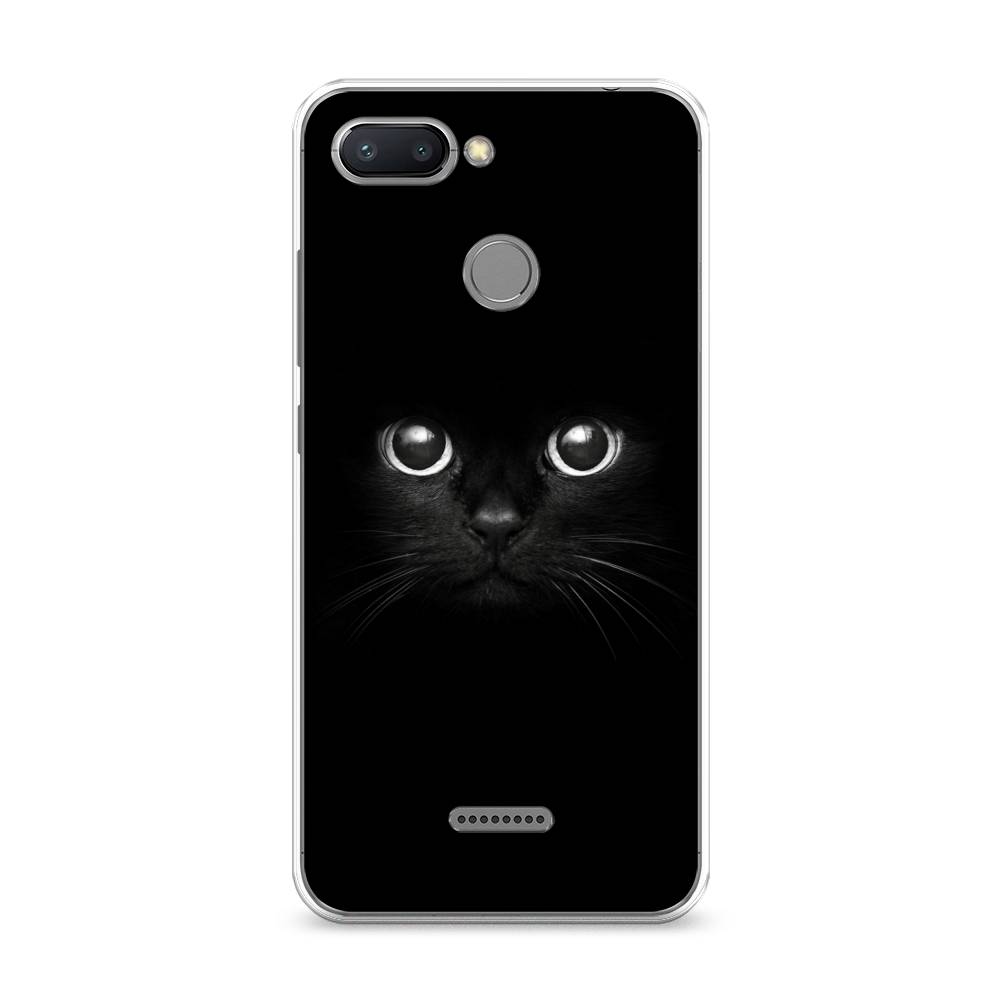 

Чехол Awog на Xiaomi Redmi 6 "Взгляд черной кошки", Разноцветный, 33850-1