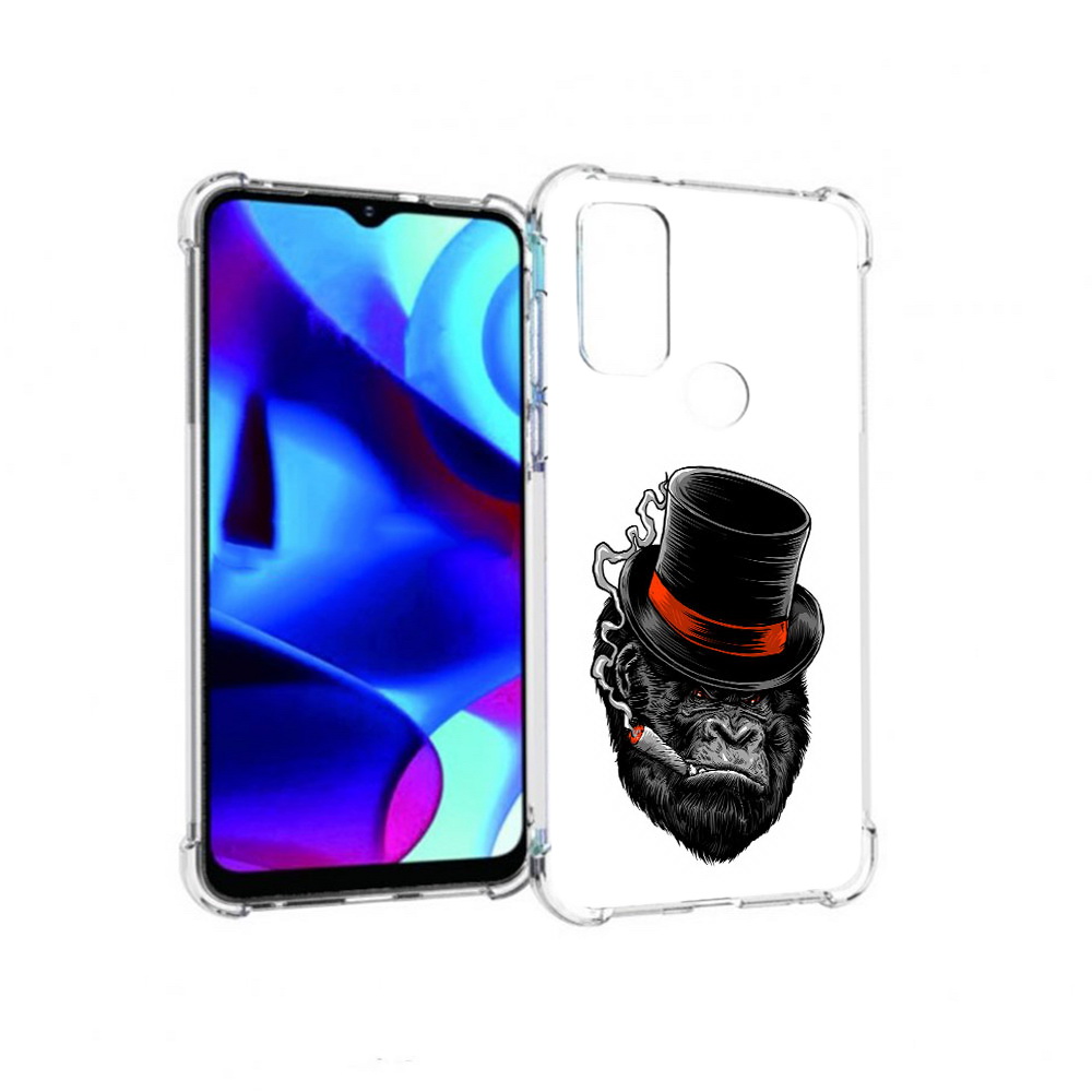 

Чехол MyPads Tocco для Motorola Moto G дизайнерская горилла (PT227075.349.431), Прозрачный, Tocco
