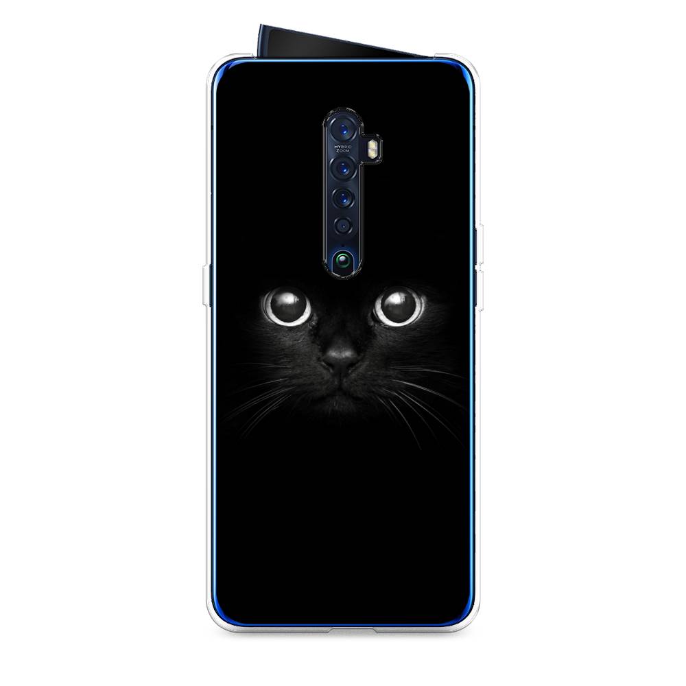 

Чехол Awog на Oppo Reno 2 "Взгляд черной кошки", Разноцветный, 253550-1