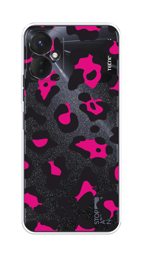 

Чехол на Tecno Spark 9 Pro "Pink cow spots", Черный;розовый, 301950-1