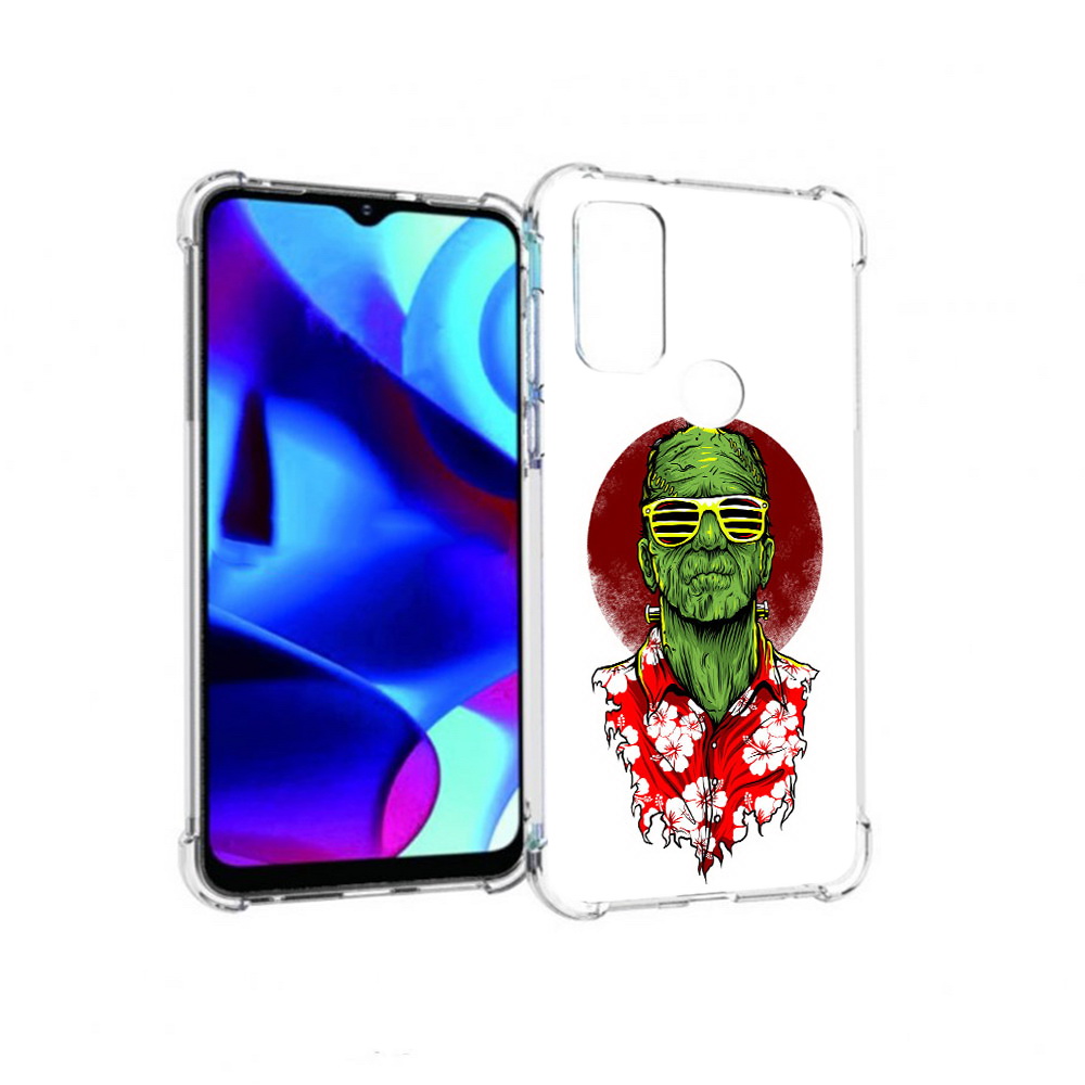 

Чехол MyPads Tocco для Motorola Moto G крутой зеленый мужчина в очках (PT227075.349.424), Прозрачный, Tocco