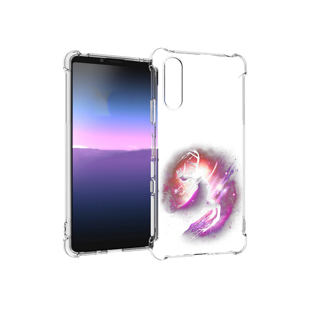 

Чехол MyPads Tocco для Sony Xperia 10 III звездный олень (PT161504.223.354), Прозрачный, Tocco
