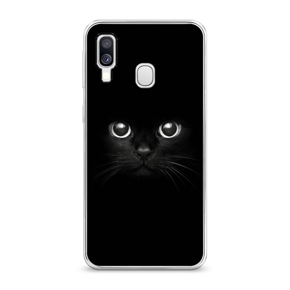 

Чехол Awog на Samsung Galaxy A40 "Взгляд черной кошки", Разноцветный, 28050-1